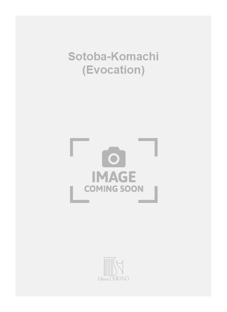 Sotoba-Komachi (Evocation)